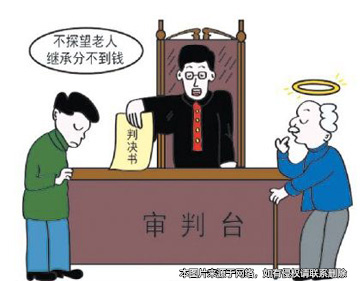 不探望不照顧不盡孝 “三不”子女被判少分遺產
