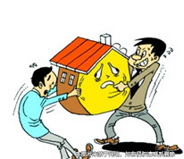 離婚時夫妻為爭房而競價